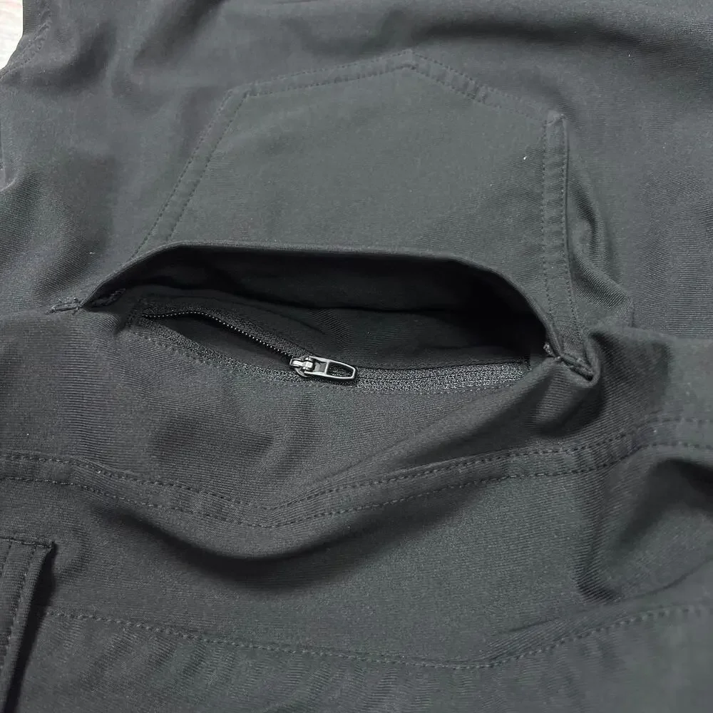 Lululemon ABC Relaxed Fit Warpstreme Pants Mens 34x32 Black 5 Pocket Chino